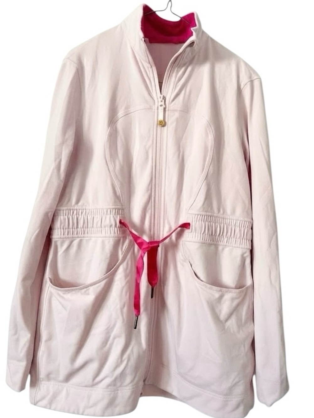 RARE Vintage Lululemon Yohari Cinch Waist Jacket Pink Size 12
